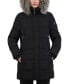 Фото #6 товара Women's Faux-Fur-Trim Hooded Puffer Coat