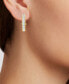ფოტო #4 პროდუქტის Diamond J Hoop Earrings (1 ct. t.w.) in 10k White or Yellow Gold