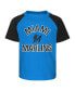 ფოტო #3 პროდუქტის Infant Boys and Girls Blue, Heather Gray Miami Marlins Ground Out Baller Raglan T-shirt and Shorts Set