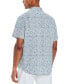 Фото #2 товара Men's Floral Print Short-Sleeve Button-Up Shirt