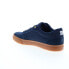 DC Anvil 303190-NGM Mens Blue Suede Lace Up Skate Inspired Sneakers Shoes