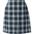 Women's School Uniform Plaid Box Pleat Skirt Top of the Knee