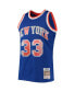ფოტო #3 პროდუქტის Men's Patrick Ewing Blue New York Knicks 1991-92 Hardwood Classics 75th Anniversary Diamond Swingman Jersey