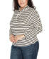 ფოტო #3 პროდუქტის Plus Size Cowl-Neck Dolman-Sleeve Top