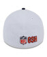 Фото #4 товара Men's White, Navy Chicago Bears 2023 Sideline 39THIRTY Flex Hat