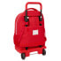 School Rucksack with Wheels Sevilla Fútbol Club Red 33 x 45 x 22 cm