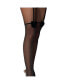 Women's GLITTER TUXEDO BOW TIGHTS