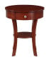 20" Rubber wood Classic Accents End Table