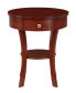 20" Rubber wood Classic Accents End Table