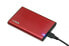 iBOX HD-05 - HDD/SSD enclosure - 2.5" - Serial ATA III - 5 Gbit/s - USB connectivity - Red