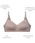 Warners® No Side Effects® Underarm and Back-Smoothing Comfort Wireless Lift T-Shirt Bra RN2231A