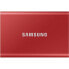 Фото #1 товара SAMSUNG externe SSD T7 USB Typ C Farbe rot 2 TB