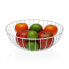Фото #3 товара Ваза для фруктов Versa Acebo Белый Металл Сталь Деревянный MDF 28 x 10 x 28 cm