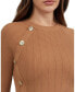 Фото #3 товара Women's Long Sleeve Top with Snap Buttons