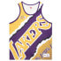 Фото #1 товара Mitchell & Ness Jumbotron 2.0 Sublimated Crew Neck Tank Top Mens Purple Casual