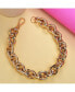 ფოტო #3 პროდუქტის Women's Gold Metallic Chain-link Necklace