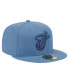 Men's Blue Miami Heat Color Pack Faded Tonal 59fifty Fitted Hat