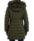 Фото #2 товара Women's Faux-Fur-Trim Hooded Puffer Coat, Created for Macy's