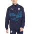 Фото #1 товара Puma Om Prematch ZipUp Jacket Mens Blue Casual Athletic Outerwear 76512312