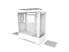 Фото #2 товара NZXT H5 Flow All White SGCC Steel, Tempered Glass ATX Gaming PC Case