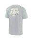 ფოტო #3 პროდუქტის Men's and Women's Gray Texas A&M Aggies Super Soft Short Sleeve T-shirt