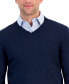 ფოტო #3 პროდუქტის Men's Long-Sleeve V-Neck Merino Sweater, Created for Macy's