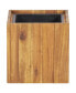 Фото #2 товара Garden Raised Bed Pot 9.6"x9.6"x9.8" Solid Acacia Wood