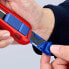Фото #31 товара KNIPEX CutiX® 90 10 165 BK Utility Knife with Stabilisation Rail Blade Lock 18 mm Snap Off Blade Cutter Knife Carpet Knife