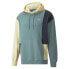 Фото #3 товара Puma Downtown Colorblock Pullover Hoodie Mens Blue Casual Outerwear 533675-50