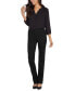 Women's Marilyn Straight Black Pull-On Jeans