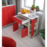 Фото #4 товара Кухонная тележка Красный Белый ABS (80 x 39 x 87 cm)