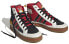 Фото #3 товара Кеды adidas neo City Canvas Hi черно-красно-белые