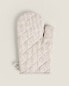 Фото #1 товара Кухонные рукавицы ZARAHOME в клетку с окрашенной ниткой текстильные