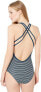 Фото #3 товара CARVE Beacon Women's 168452 Full One Piece Bay Stripe Swimsuit Size L