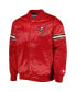 Фото #2 товара Men's Red Tampa Bay Buccaneers The Pick and Roll Full-Snap Jacket