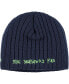 ფოტო #3 პროდუქტის Infant Boys and Girls College Navy Seattle Seahawks Mini Fan Beanie