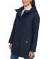 ფოტო #3 პროდუქტის Women's Hooded Button-Front Coat, Created for Macy's
