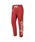 Women's Red Distressed Kansas City Chiefs Scrimmage Fleece Pants