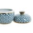 Фото #3 товара Китайская ваза Home ESPRIT Синий Позолоченный Алюминий Фарфор 18,5 x 18,5 x 20 cm