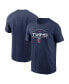 ფოტო #2 პროდუქტის Men's Navy Minnesota Twins Team Engineered Performance T-shirt