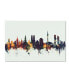 Фото #1 товара Michael Tompsett 'Munich Germany Skyline V' Canvas Art - 12" x 19"
