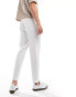 ASOS DESIGN wide fit suit trousers in white