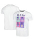 ფოტო #2 პროდუქტის Men's White Slash Skull Boxes T-shirt