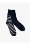 Çizgili Soket Çorap Seti 2'li