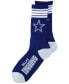 Dallas Cowboys 4 Stripe Deuce Crew 504 Sock Голубой, L - фото #1