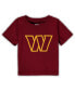 ფოტო #1 პროდუქტის Infant Boys and Girls Burgundy Washington Commanders Team Logo T-shirt
