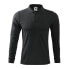 Фото #3 товара Malfini Single J. LS M MLI-21194 ebony gray polo shirt