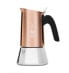 Bialetti Venus - Moka pot - 0.17 L - Copper - Stainless steel - Stainless steel - 4 cups - Thermoplastic