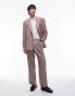 Фото #1 товара Topman wide leg suit trousers in stone