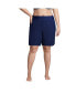 ფოტო #4 პროდუქტის Plus Size 9" Quick Dry Modest Swim Shorts with Panty